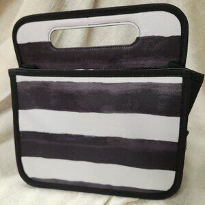 Thirty-One DOUBLE DUTY CADDY STORAGE ORGANIZER - Watercolor Stripe NWT